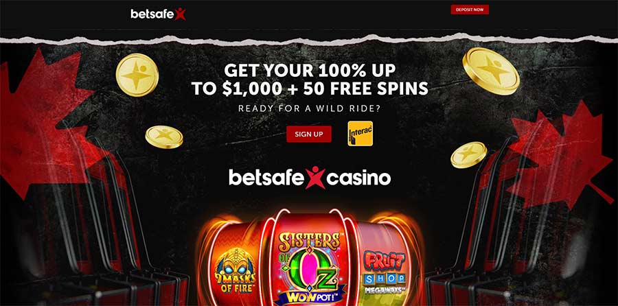 Betsafe casino welcome bonus for new players from Canada